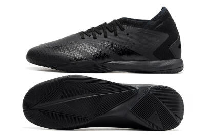 Men's Adidas Predator Accuracy.3 IC Futsal/Indoor Low-Tops Football Shoes - Black/Grey