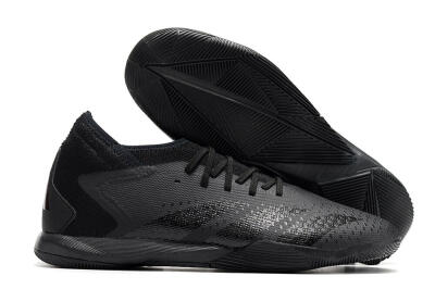 Men's Adidas Predator Accuracy.3 IC Futsal/Indoor Low-Tops Football Shoes - Black/Grey