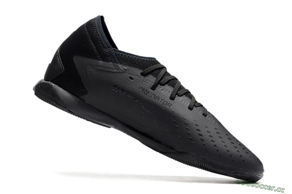 Men's Adidas Predator Accuracy.3 IC Futsal/Indoor Low-Tops Football Shoes - Black/Grey 4