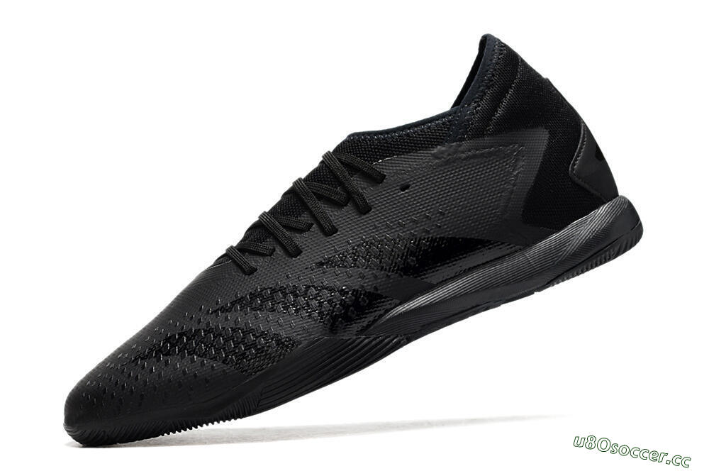 Men's Adidas Predator Accuracy.3 IC Futsal/Indoor Low-Tops Football Shoes - Black/Grey 5