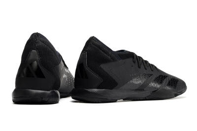 Men's Adidas Predator Accuracy.3 IC Futsal/Indoor Low-Tops Football Shoes - Black/Grey