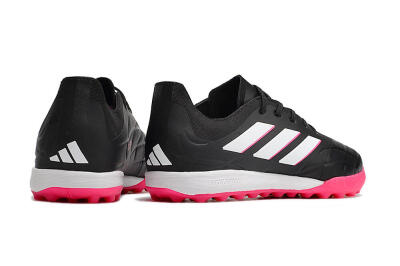 Men's Adidas Copa Pure.3 TF Artificial Turf Low-Tops Football Shoes - Black/Pink/White