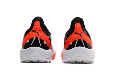 Men's Puma Ultra Ultimate TF Artificial Turf Low-Tops Football Shoes - Black/Grey/Red