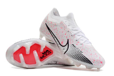 Men's Nike Air Zoom Mercurial Vapor 15 Elite FG Firm Ground Low-Tops Football Boots - White/Pink/Black