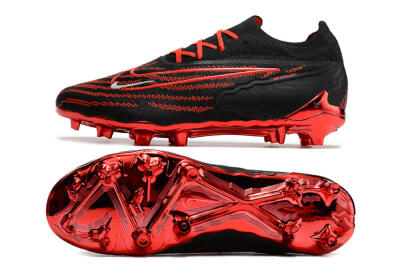 Men's Nike Phantom GX Elite FG Firm Ground Low-Tops Football Boots - Black/White