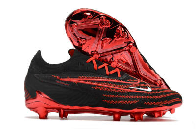 Men's Nike Phantom GX Elite FG Firm Ground Low-Tops Football Boots - Black/White