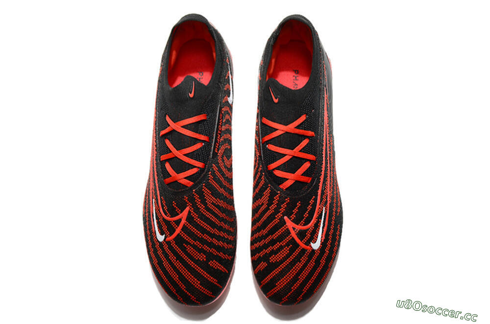 Men's Nike Phantom GX Elite FG Firm Ground Low-Tops Football Boots - Black/White 5