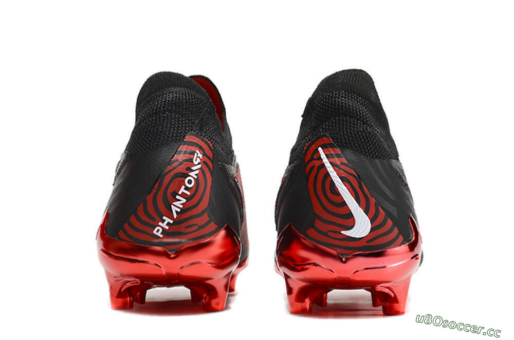 Men's Nike Phantom GX Elite FG Firm Ground Low-Tops Football Boots - Black/White 6