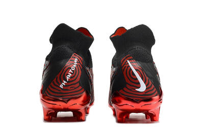 Men's Nike Phantom GX Elite DF FG Firm Ground High-Tops Football Boots - Black/Red