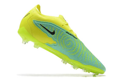 Men's Nike Phantom GX Elite FG Firm Ground Low-Tops Football Boots - Green/Blue/Black