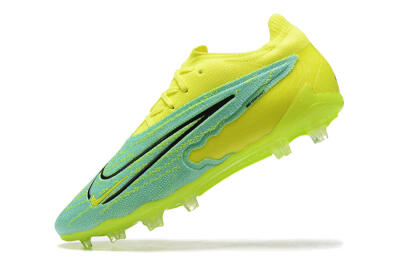Men's Nike Phantom GX Elite FG Firm Ground Low-Tops Football Boots - Green/Blue/Black
