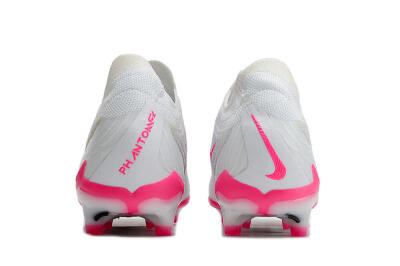 Men's Nike Phantom GX Elite FG Firm Ground Low-Tops Football Boots - White/Pink/Black