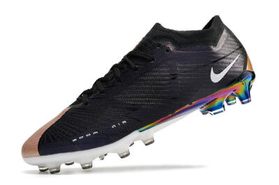 Men's Nike Air Zoom Mercurial Vapor 15 Elite AG Artificial Grass Low-Tops Football Boots - Black/White/Brown