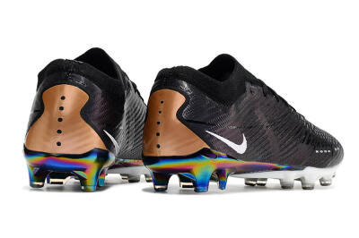 Men's Nike Air Zoom Mercurial Vapor 15 Elite AG Artificial Grass Low-Tops Football Boots - Black/White/Brown