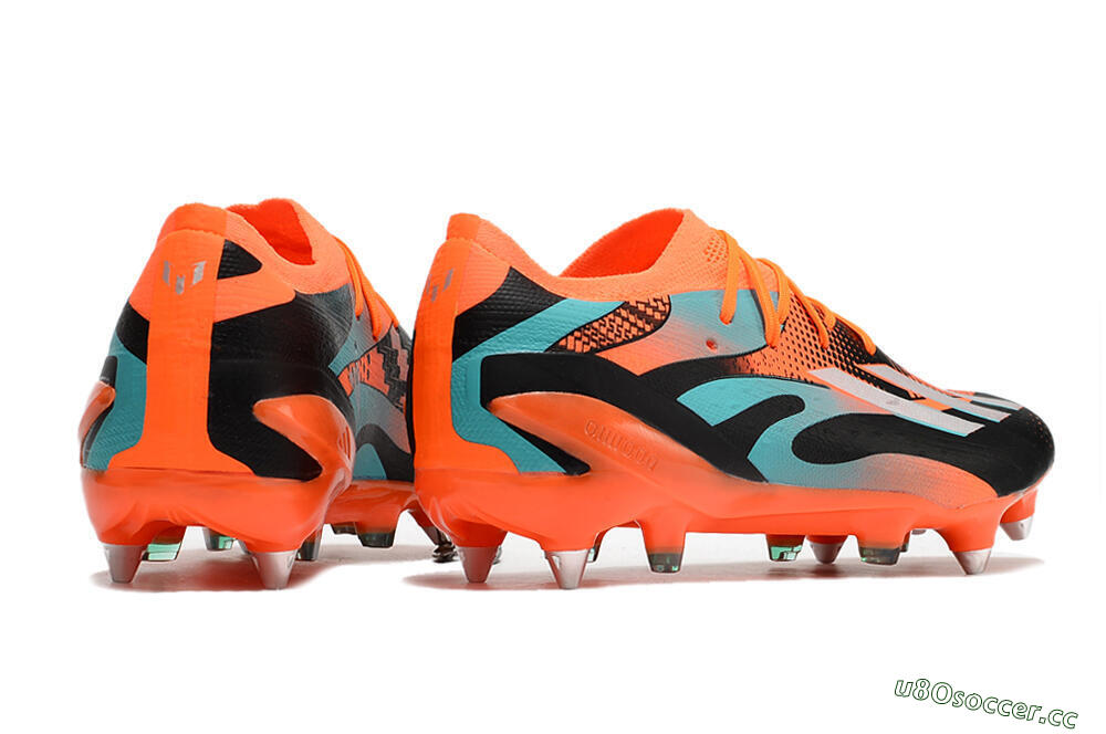 Men's Adidas X Speedportal.1 SG Soft Ground Low-Tops Football Boots - Orange/Black 6
