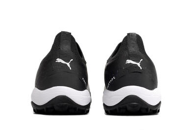 Men's Puma Ultra Ultimate TF Artificial Turf Low-Tops Football Shoes - Black/White
