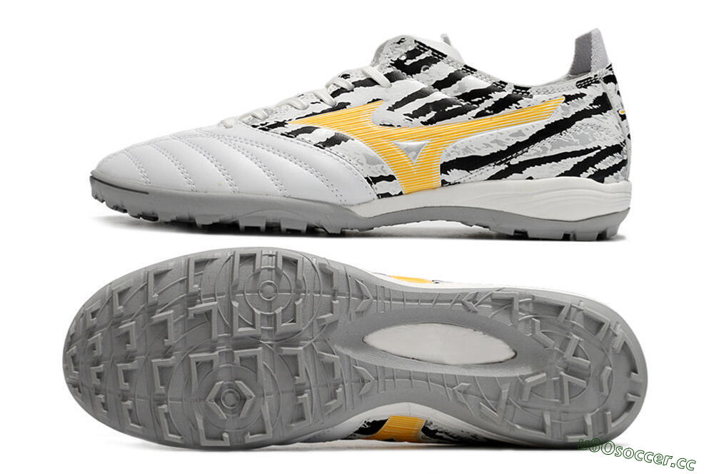 Men's Mizuno Morelia Neo 3 Pro TF Artificial Turf Low-Tops Football Shoes - White/Camo 1