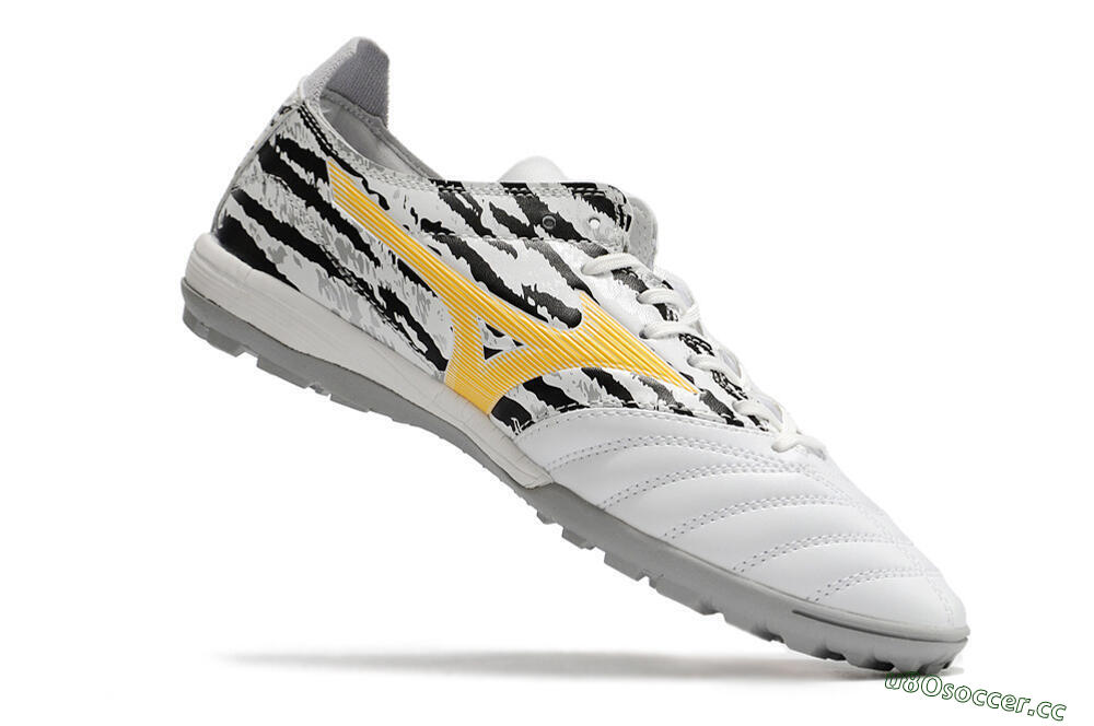 Men's Mizuno Morelia Neo 3 Pro TF Artificial Turf Low-Tops Football Shoes - White/Camo 7