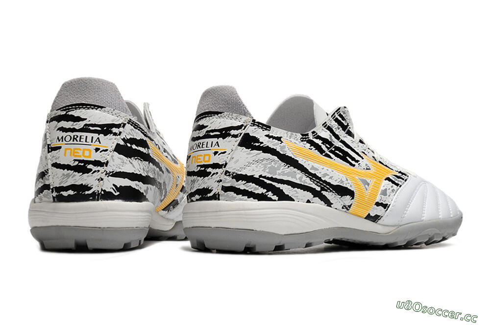 Men's Mizuno Morelia Neo 3 Pro TF Artificial Turf Low-Tops Football Shoes - White/Camo 9