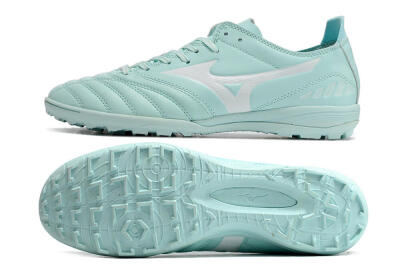 Men's Mizuno Morelia Neo 3 Pro TF Artificial Turf Low-Tops Football Shoes - Blue/White