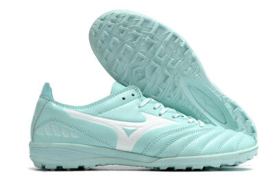 Men's Mizuno Morelia Neo 3 Pro TF Artificial Turf Low-Tops Football Shoes - Blue/White