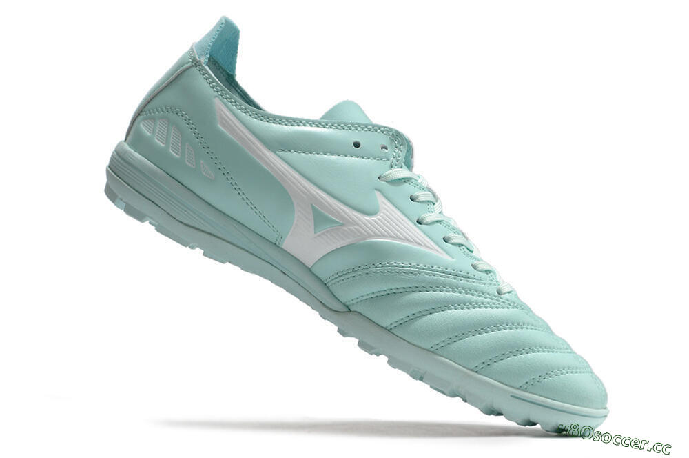 Men's Mizuno Morelia Neo 3 Pro TF Artificial Turf Low-Tops Football Shoes - Blue/White 7