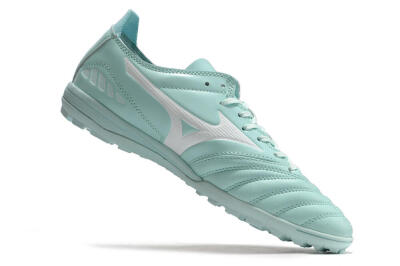 Men's Mizuno Morelia Neo 3 Pro TF Artificial Turf Low-Tops Football Shoes - Blue/White
