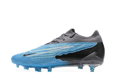 Men's Nike Phantom GX Elite FG Firm Ground Low-Tops Football Boots - Blue/Grey/White