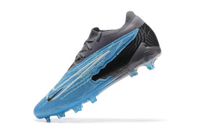 Men's Nike Phantom GX Elite FG Firm Ground Low-Tops Football Boots - Blue/Grey/White