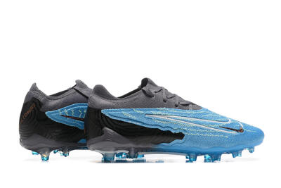 Men's Nike Phantom GX Elite FG Firm Ground Low-Tops Football Boots - Blue/Grey/White