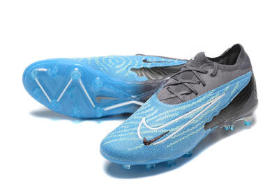 Men's Nike Phantom GX Elite FG Firm Ground Low-Tops Football Boots - Blue/Grey/White