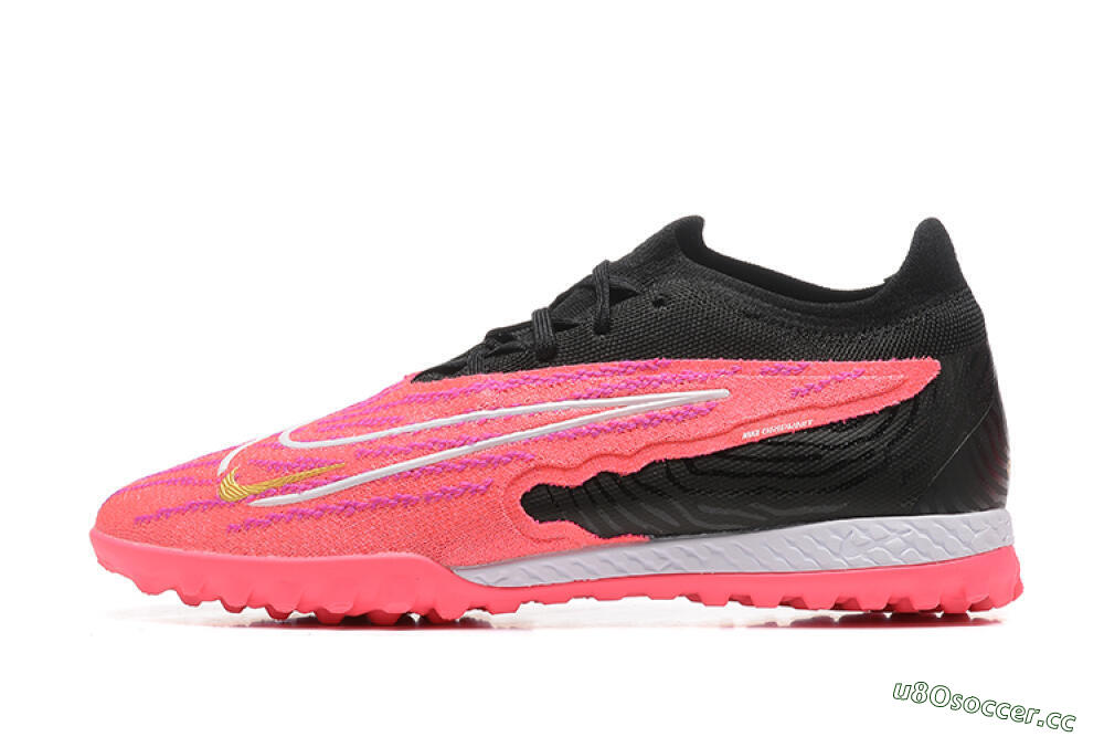 Men's Nike Phantom GX Elite TF Artificial Turf Low-Tops Football Shoes - Red/Black/White 0