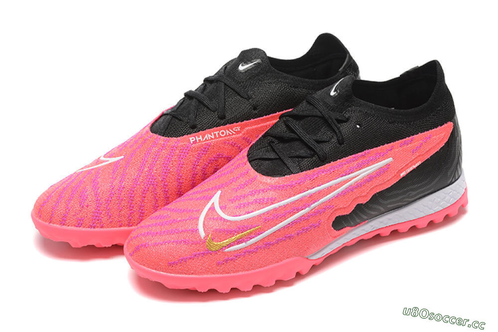 Men's Nike Phantom GX Elite TF Artificial Turf Low-Tops Football Shoes - Red/Black/White 5