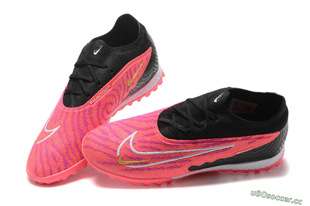 Men's Nike Phantom GX Elite TF Artificial Turf Low-Tops Football Shoes - Red/Black/White 6