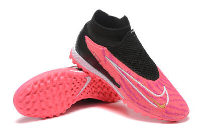 Men's Nike Phantom GX Elite DF TF Artificial Turf High-Tops Football Shoes - Red/Black/White