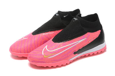Men's Nike Phantom GX Elite DF TF Artificial Turf High-Tops Football Shoes - Red/Black/White