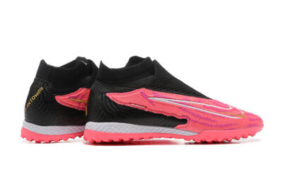 Men's Nike Phantom GX Elite DF TF Artificial Turf High-Tops Football Shoes - Red/Black/White