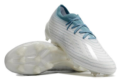 Men's Adidas X Speedportal.1 2022 World Cup FG Firm Ground Low-Tops Football Boots - White/Blue