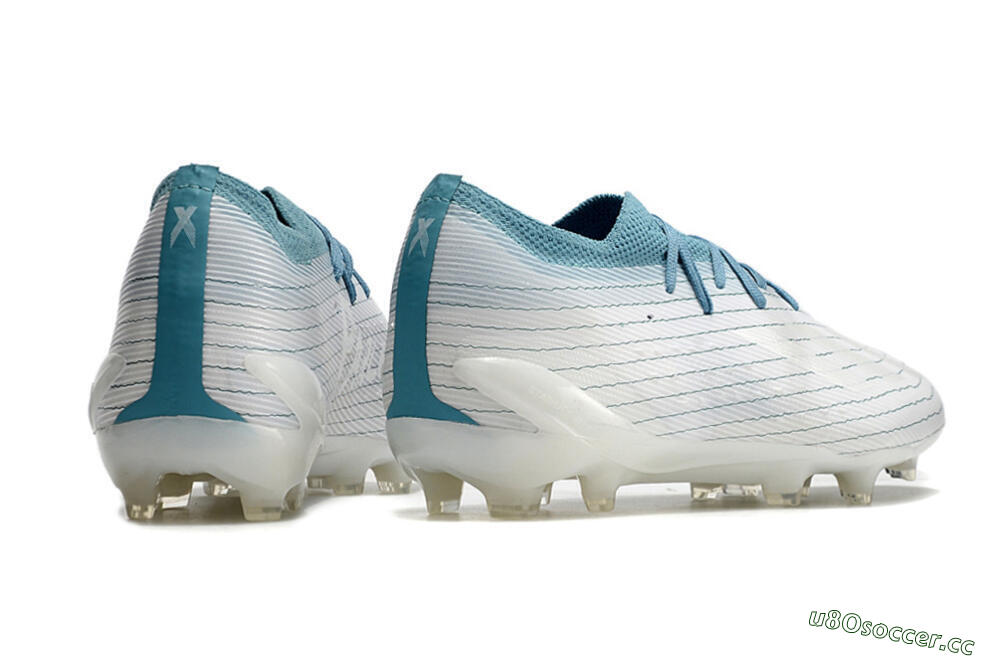 Men's Adidas X Speedportal.1 2022 World Cup FG Firm Ground Low-Tops Football Boots - White/Blue 6