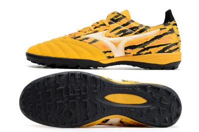 Men's Mizuno Morelia Neo 3 Pro TF Artificial Turf Low-Tops Football Shoes - Yellow/White/Black