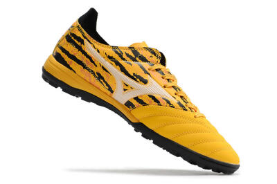 Men's Mizuno Morelia Neo 3 Pro TF Artificial Turf Low-Tops Football Shoes - Yellow/White/Black