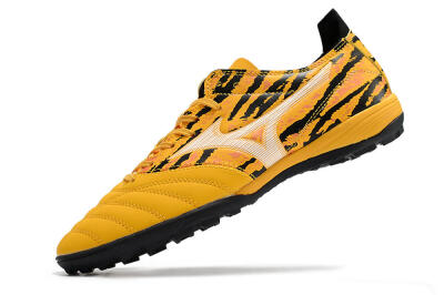 Men's Mizuno Morelia Neo 3 Pro TF Artificial Turf Low-Tops Football Shoes - Yellow/White/Black