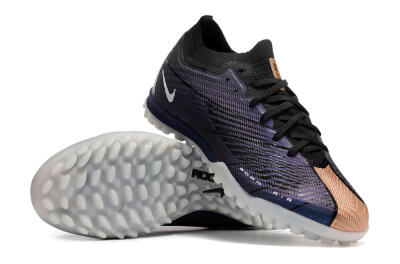 Men's Nike Air Zoom Mercurial Vapor 15 Elite TF Artificial Turf Low-Tops Football Shoes - Purple/Black