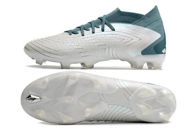 Unisex Adidas Predator Accuracy 23.1 FG Firm Ground Low-Tops Football Boots - White/Green