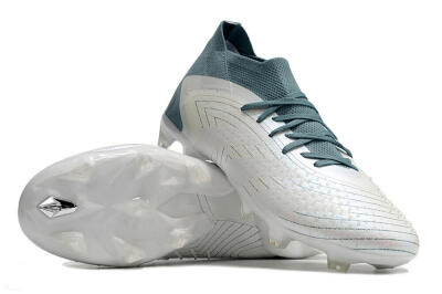 Unisex Adidas Predator Accuracy 23.1 FG Firm Ground Low-Tops Football Boots - White/Green