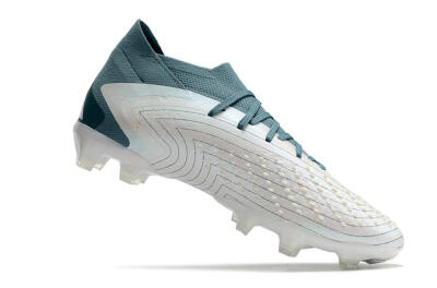 Unisex Adidas Predator Accuracy 23.1 FG Firm Ground Low-Tops Football Boots - White/Green