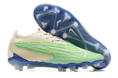 Men's Nike Phantom GX Elite FG Firm Ground Low-Tops Football Boots - Green/Beige