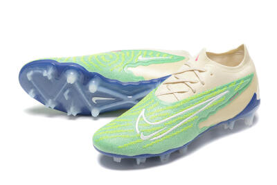 Men's Nike Phantom GX Elite FG Firm Ground Low-Tops Football Boots - Green/Beige
