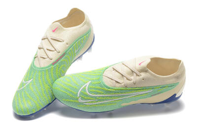 Men's Nike Phantom GX Elite FG Firm Ground Low-Tops Football Boots - Green/Beige