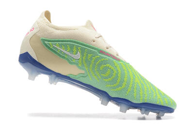 Men's Nike Phantom GX Elite FG Firm Ground Low-Tops Football Boots - Green/Beige